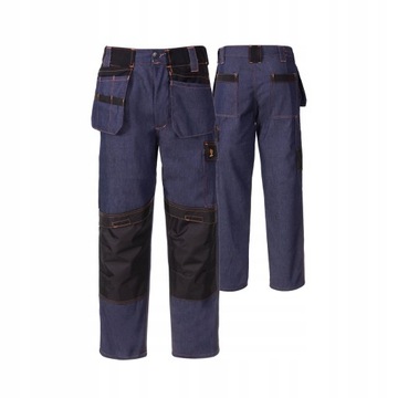 SPODNIE ROBOCZE JEANS MONTERSKIE R. 46