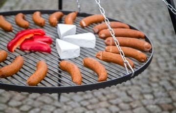 САДОВЫЙ ГРИЛЬ, FI 80СМ, ПРОВЕРЕННЫЙ, ОГНЕ-ОГНЕННЫЙ КАЛДЕЛЬ