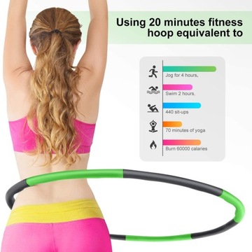 КОЛЕСО ИЗ ПЕНЫ HULA HOP, СКЛАДНЫЕ, 8 ЭЛЕМЕНТОВ