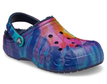 Crocs klapki CROCS BAYA LINED TIE DYE GRAPHIC CLOG 207329 r. 46,5