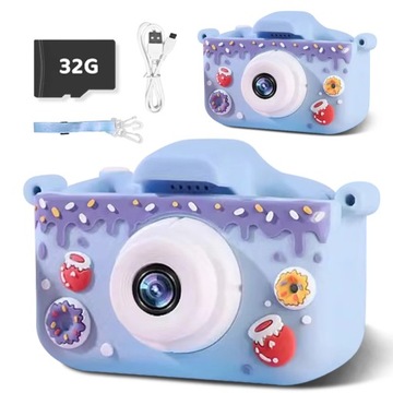 Nowa urocza kamera HD 1080P zabawki wideo 2 Cal kolor kamera wideo dla dzie