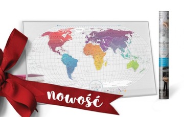 Скретч-карта мира. КАРТА ПУТЕШЕСТВИЙ ВОЗДУШНЫЙ МИР