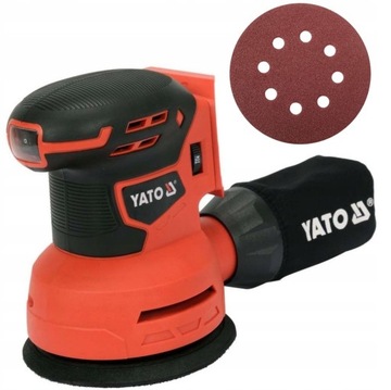 ЭКСЦЕНТРИЧЕСКАЯ КАЧЕСТВЕННАЯ Шлифмашина YATO 18В 125ММ
