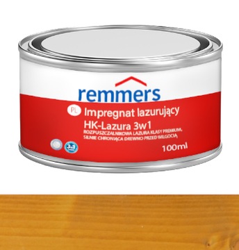 Remmers HK-Lasur impregnat drewna 100ml Dąb jasny