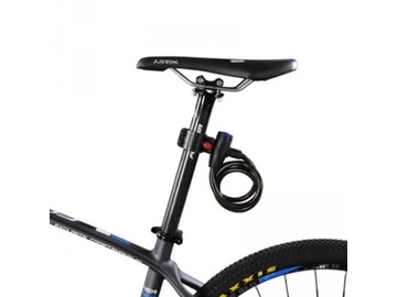 ВЕЛОСИПЕДНЫЙ ТРОСОВОЙ ЗАМОК ВЕЛОСИПЕДНЫЙ ЗАМОК КЛЮЧ БЕЗОПАСНОСТЬ