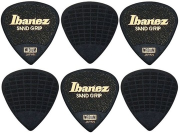 Ibanez PPA16MSG-BK Zestaw 6 kostek do gitary Sand Grip