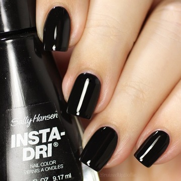 Лак для ногтей Sally Hansen Insta Dri от черного до черного 573