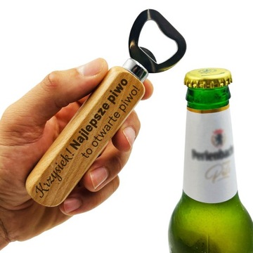 KUFEL + OTWIERACZ DO PIWA Z GRAWEREM prezent dla faceta taty 18-99 urodziny