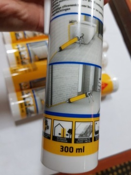 SIKA SIKASIL C 300 МЛ БЕЛЫЙ ГЕРМЕТИК