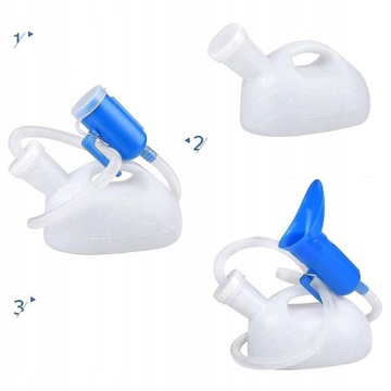 Писсуар LEAK-LEAD ПОРТАТИВНАЯ БУТЫЛКА ДЛЯ МОЧИ 3 В 1 БУТЫЛКА ДЛЯ МОЧИ 2000 МЛ