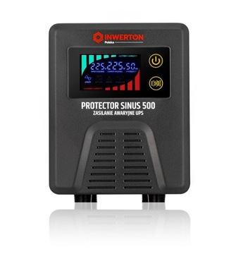 PRZETWORNICA NAPIĘCIA UPS 500VA SINUS 12V 230V