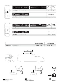 KUFR THULE CITROEN C5X HATCHBACK 2022-