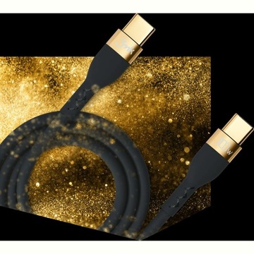 USB-C USB-C зарядный кабель, 100 Вт, 2m, 5a, 3MK