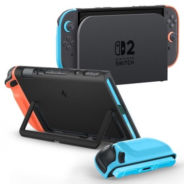 SPIGEN NANO POP OCHRONNE ETUI POKROWIEC DO NINTENDO SWITCH 2 Z PODSTAWKĄ