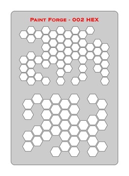 Wzornik szablon Paint Forge 002 L HEX 2