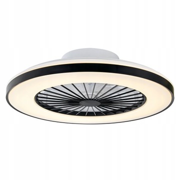 WENTYLATOR WIATRAK SUFITOWY LAMPA LED 55W CCT + PILOT 50CM