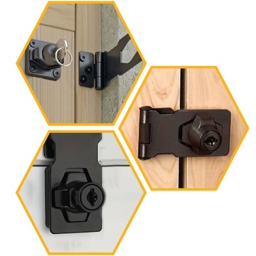 Замок с ключом WHK 2 120х40 мм Domax 883812