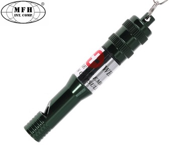 АЛЮМИНИЕВЫЙ ОЛИВКОВЫЙ СВИСТОК ДЛЯ ВЫЖИВАНИЯ EDC