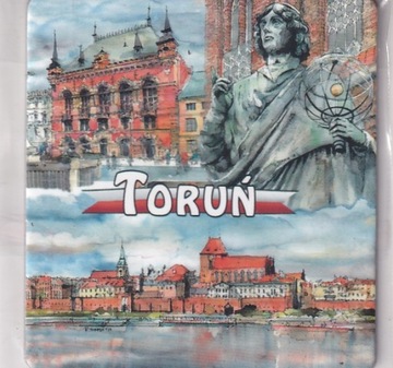 MAGNES NA LODÓWKĘ MAGNETKA TORUŃ 3648