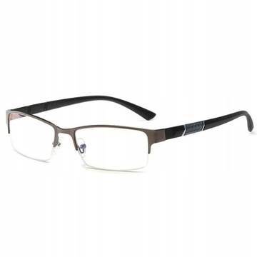 Half Metal Frame Nearsighted Glasses Unisex