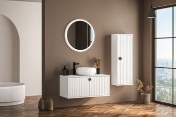 Lustro okrągłe podświetlane Led Ring fi 80cm