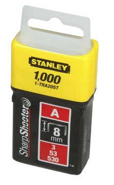 ZSZYWKI ZSZYWKA TYP A 8MM 1000SZT TRA205T1 STANLEY