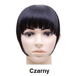 Doczepiana grzywka biały blond doczepiane grzywki CLIP IN jak NATURALNE