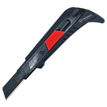 Нож строительный Sendi ULTRABLADE 18мм с крючком для ложи GLAZURNIK ELECTRYK