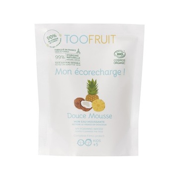 Toofruit Pianka do mycia twarzy dla dzieci ANANAS-KOKOS -zapas