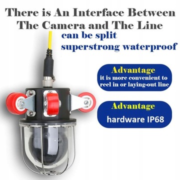 Слив видеокамеры для осмотра труб 30 м 9 дюймов