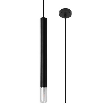 SOLLUX Lampa wisząca WEZYR 1 czarna 1 x G9 SL.0960