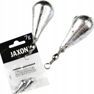 2szt OŁÓW CIĘŻARKI Z KRĘTLIKIEM ŁEZKI jaxon 7g