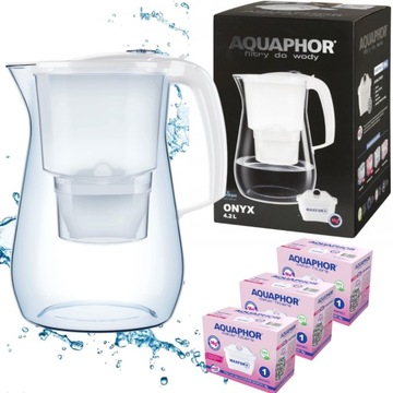 DZBANEK FILTRUJĄCY ONYX AQUAPHOR 4,2L + 3 WKŁADY