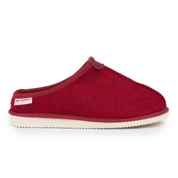 Kapcie filcowe damskie pantofle IreShoes naturalny wełniany filc r.39