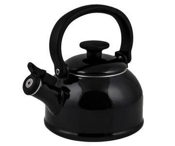 CZAJNIK FORCHETTO RETRO CZARNY 1,6L Z GWIZDKIEM