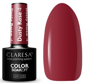 Claresa Lakier Hybrydowy do paznokci DUSTY ROSE 4