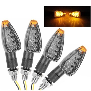 4X KIERUNKOWSKAZ LED MOTOCYKLA SKUTERA QUADA MOTOCYKLOWY DYNAMICZNY ATEST