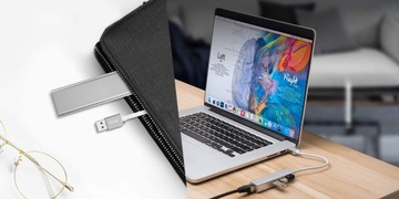 Мультипорт USB на 3 USB + RJ45 SPU-M06 серебристый