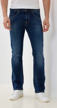 PEPE JEANS SPODNIE JEANSOWE GRANATOWE 29/32 SHE