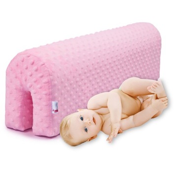 Ochraniacz do łóżeczka piankowy na barierkę łóżka różowy 90 cm Dreamland