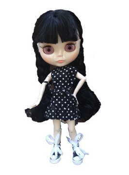 KOLEKCJONERSKA LALKA BJD WEDNESDAY ADDAMS PARASOL