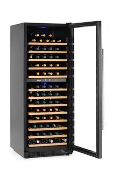 ВИННЫЙ ХОЛОДИЛЬНИК НА 135 БУТЫЛОК ВИНА, 2 ТЕМП. ЗОНЫ