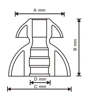 SpinFit CP240-S Профессиональные двухфланцевые накладки
