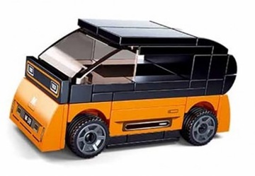 KLOCKI SLUBAN MINI POJAZD AUTO SAMOCHÓD Z NAPĘDEM