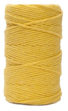 Sznurek bawełniany do makramy Słoneczny 60m 2mm
