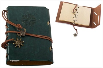 V3R66 NOTES PODRÓŻNIKA PAMIĘTNIK DZIENNIK RETRO VINTAGE 88676