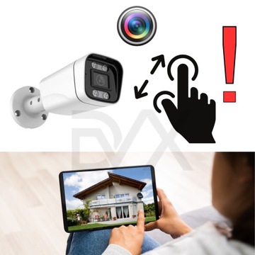 ВНЕШНЯЯ ВОДОНЕПРОНИЦАЕМАЯ КАМЕРА, РЕГИСТРАТОР IP66, ТРУБКА IP PoE, 8 МП, HQ ZOOM