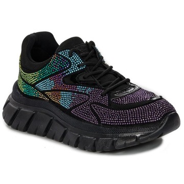 Sneakersy damskie Guess FL7CS2 ESU12 MULTI na platformie kolorowe r.40