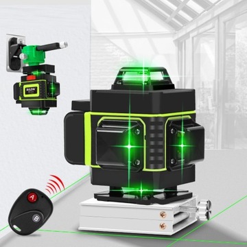 POZIOMICA LASEROWA HILDA 16 LINII LASER KRZYŻOWY + STATYW 150CM ZESTAW XXL