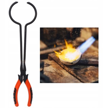 ЩИПЦЫ ДЛЯ ТИГЛЯ НЕРЖАВЕЮЩАЯ СТАЛЬ 330ММ